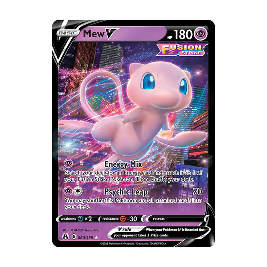 Mew V 060/159 - Crown Zenith - Single Card