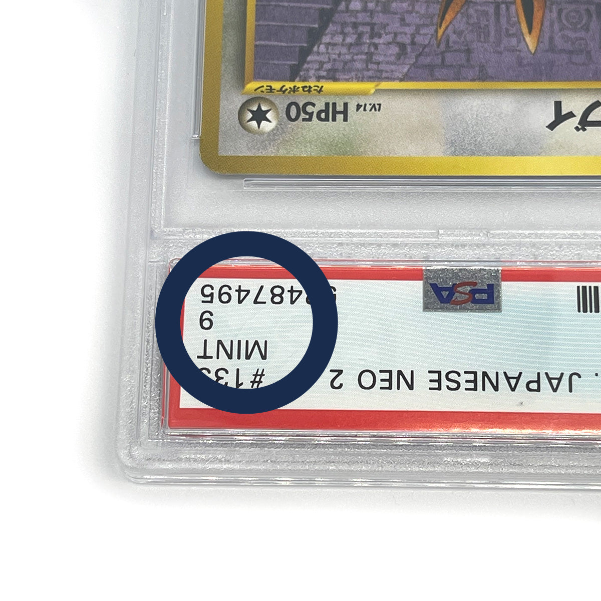 Eevee #133 Japanese Neo 2 Promo 2000 - PSA MINT 9