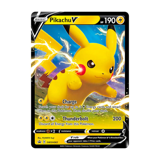 Pikachu V SWSH061 - Sword & Shield Promo - Single Card