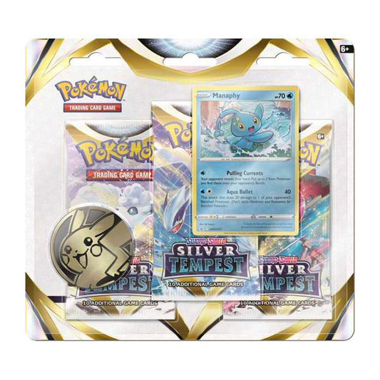 Silver Tempest 3 Pack Booster Blister (Manaphy)