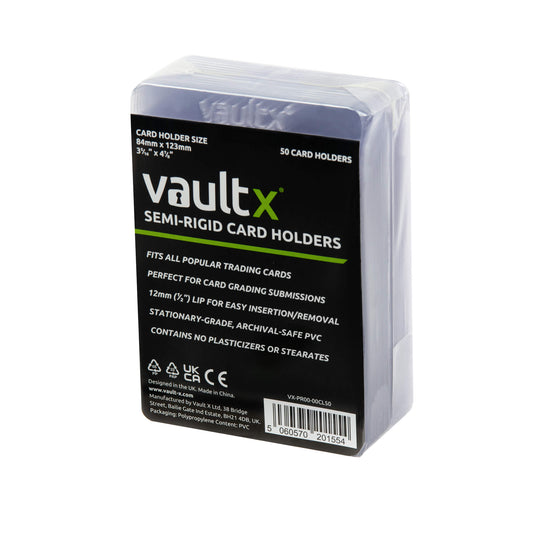 Semi-Rigid Card Holders - Vault X